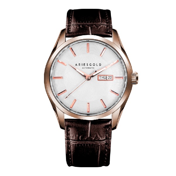 ARIES GOLD DIPLOMAT G 9034 RG-W MEN'S WATCH